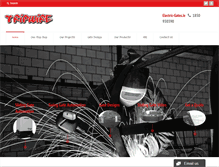 Tablet Screenshot of electric-gates.ie